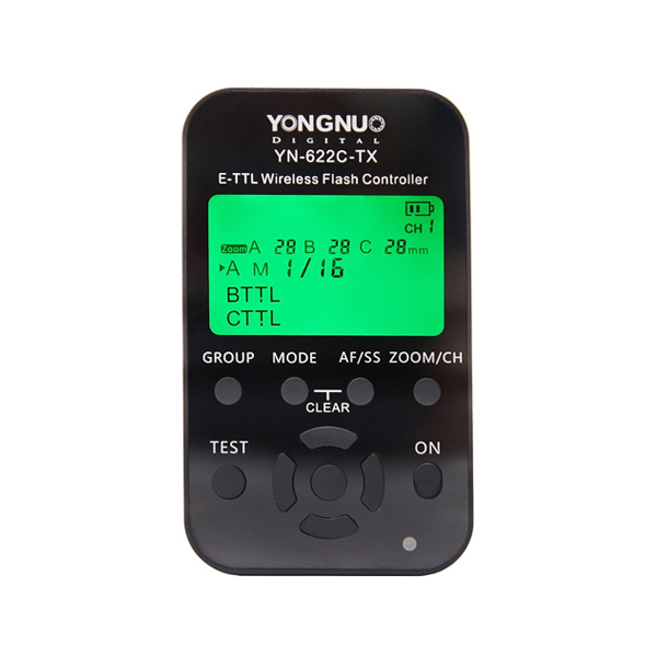 YONGNUO YN622C-KIT Wireless E-TTL Trigger with LED Screen for Canon